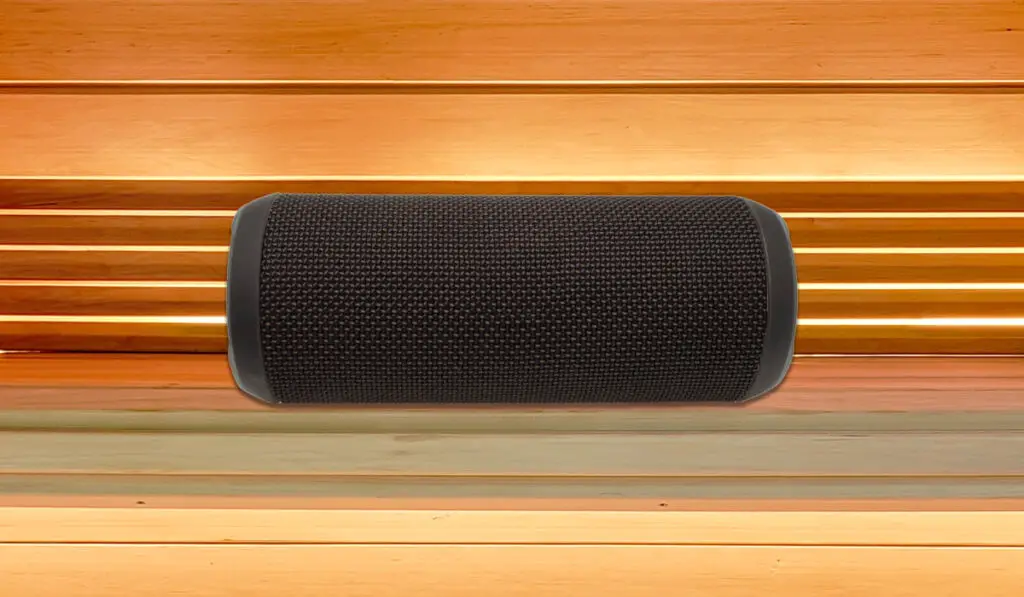 Bluetooth Speaker inside of a Sauna